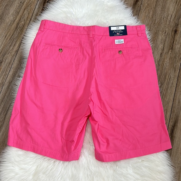 NEW Vineyard Vines Mens Classic Fit 9 Inch Club Shorts Pink Size 35 - Picture 4 of 6